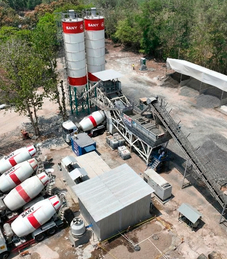 Planta de concreto, El Salvador